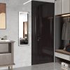 HOMCOM Full Length Mirror with LED Light, 120 x 40cm Long Wall Mirror with 3 Colour, Smart Touch, for Living Room, Bedroom, Hallway