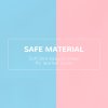 HOMCOM Soft Play Set, 2 Piece Baby Foam Blocks Climb and Crawl Activity Toys, Toddler Soft Play Equipment for 1-3 Years, Pink Blue