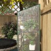 Outsunny 3 Tier Lean-to Mini Greenhouse with Reinforced Plastic Cover, Portable Indoor Outdoor Green House with 2 Roll-up Doors and 6 Wire Shelves, 151H x 143W x 46Dcm, Clear