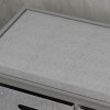 HOMCOM Shoe Bench with 3 Fabric Baskets, Shoe Storage Bench with Seat Cushion, Shoe Cabinet for Entryway, Hallway, Living Room, Bedroom
