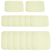 Outsunny Replacement Cushion Covers for Garden Sofa Set, Garden Rattan Sofa Cushion Polyester Cover Replacement Outdoor - No Cushion Included, Cream