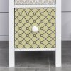 HOMCOM Chest of Drawers, 4 Drawer Dresser, Storage Organizer Toilet Tissue Cabinet for Bedroom, Bathroom