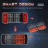 HOMCOM Aerobic Step, 10cm, 15cm & 20cm Height Adjustable Exercise Stepper for Exercise Workout, Nonslip Step Board Great for Home & Office, Grey and Red