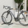SPORTNOW Bike Floor Stand, Portable Bike Rack, Freestanding Parking Stand Holder for 16