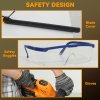 Outsunny Cordless Hedge Trimmer, Electric Hedge Cutter with 51cm Blade, Brushless Motor and 2 x 4.0Ah Batteries for Branches, Shrubs, Twigs, Orange