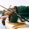 HOMCOM Deluxe Kayak Seat Sit On Top Padded Backrest Canoe Rafting Sports High Back Detachable