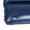 Outsunny Double Air Bed with 2 Pillows, Hand Pump, Inflatable Mattress with Flocked Surface for Guest, Camping, Travel, 191 x 137 x 22cm