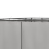 Outsunny 4 Pack Replacement Gazebo Curtains Privacy Panel for Most 3 x 3m Gazebo Canopy Pavillion Outdoor Shelter Sidewalls Accessories Light Grey