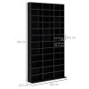 HOMCOM 1116 CD/ 528 DVD Storage Shelf Rack Media Storage Unit Shelves Racks Wooden Display Unit with 10 Adjustable Shelves