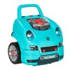 HOMCOM Kids Truck Engine Toy Set Toddler Educational Car Service Station w/ RC Car Key Steering Wheel Horn Light, Mechanic Gifts for Ages 3-5 Years - Teal