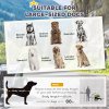 PawHut Dog Bike Trailer, 2 in 1 Dog Stroller for Large Dogs with Hitch, Quick-release 20