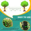 AIYAPLAY Zip Line for Kids Outdoor Adventures,7 Piece 10m Kids Slackline Kit with Wooden Monkey Bars, Metal Rings, Gripping Balls, Toddler Zip Line for Garden, Green
