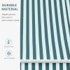 Outsunny 3m x 2.5m Garden Patio Manual Awning Canopy Sun Shade Shelter with Winding Handle Retractable Green and White