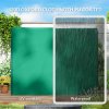Outsunny 3 Seater Garden Swing Cover, Waterproof Swing Chair Cover, Windproof and Anti-UV 420D Outdoor Swing Bench Cover with Zip, 220 x 125 x 172cm, Green