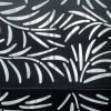 Outsunny Decorative Garden Privacy Screen with Stand, 6.5FT Freestanding Metal Outdoor Divider, Decorative Privacy Panel with Expansion Screws for Garden Pool Hot Tub, Willow Branch Style, Black