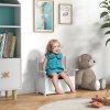 AIYAPLAY Toy Box, 2 in 1 Toy Storage Chest Kids with Lid, Large Toy Storage Organiser Bench for Bedroom, Nursery, Playroom, Pink