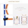 PawHut Dog Agility Equipment Set, 8 Piece Outdoor Agility Kit w/ Weave Poles, Adjustable High Jump Ring, Hurdle, Pause Box, Tennis Balls, Whistle, Training Shorts, Carrying Bag, for Dogs - Orange