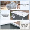 Outsunny 8.5 x 6ft Storage Shed Galvanised Steel Garden Shed, Metal Shed with Foundation Kit, Window, Lockable Wide Doors and Air Vents for Outdoor Patio, Dark Grey