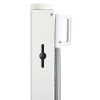PawHut Retractable Stair Gate for Dogs, Pet Mesh Safety Gate Extends up to 115cm for Doorways Indoor- Grey