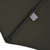 Outsunny 4.6m Large Garden Parasol Double-Sided Sun Umbrella Patio Market Canopy Shade Outdoor Grey - NO BASE