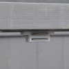 Outsunny Small Shed, Wooden Garden Shed with Openable Hinged Roof and Removable Shelf, Outdoor Tool Storage Cabinet Chest with Double Doors, 74 x 43 x 88 cm, Grey