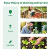 Outsunny 3 x 2 x 2m Polytunnel Greenhouse with 2 Hinged Door, Walk-in Grow House Tent with PE Cover and Galvanised Steel Frame, Clear