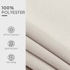 Outsunny Awning Replacement Canopy, Water Resistant UPF 50+ Sun Shade Cover for 3 x 2.5 m Garden Awning (Fabric Only), Cream White