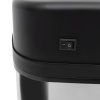 HOMCOM 20L LUXURY Automatic Sensor Dustbin Kitchen Waste Bin Rubbish Trashcan Auto Dustbin Stainless Steel with Bucket 33*25*42.5CM