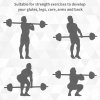 HOMCOM 20kg Adjustable Barbell Set Plate Bar Clamp Rod Home Gym Sports Area Exercise Ergonomic Black
