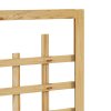 Outsunny Wooden Trellis Planter, Raised Beds for Garden with Wheels and Drainage Holes, Privacy Screen Planter Box to Grow Vegetables, Herbs and Flowers for Garden, Patio, Deck, Natural