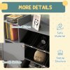 AIYAPLAY Toy Storage Unit, with 8 Removable Bins, Storage Shelves, Cabinet, Toy Organiser, for Playroom, Kids Room, Nursery, Grey