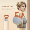 SPORTNOW Soft Kettlebell, 6kg Kettle Bell with Non-Slip Handle for Home Gym Weight Lifting and Strength Training, Orange and Grey