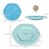ZONEKIZ 2 in 1 Balance Board Kids Wobble Board with Ball, for Ages 3-6 Years - Blue