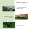 Outsunny Camping Bed for Adults, Single Folding Camp Bed, Padded Portable Camping Cot for Sleeping, with Carry Bag, Side Pocket and Cup Holder for Outdoor, Travel, Fishing, Black