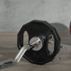SPORTNOW Olympic Weight Plates Set, Metal and Rubber Bumper Plates Weights Discs with 2