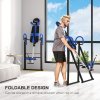 HOMCOM Gravity Inversion Table w/ Safety Belt Adjustable Hand Stand Home Back Stretcher Machine For Muscle Pain Relief, Blue