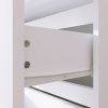 HOMCOM Chest of Drawers, 4 Drawers Storage Cabinet Floor Tower Cupboard for Bedroom Living Room, White