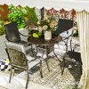Outsunny Set of 4 Garden Chair Cushions with Backs, 108L x 50W x 5H cm Outdoor Seat Cushions Outdoor Seat Pads with Backrest, Tufted Back, Ties Dining Chair, Light Grey