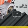 Outsunny Corrugated Roofing Sheets, Pack of 12, Galvanised Metal Roofing Sheets for Greenhouse, Garage, Storage Shed, Carport, 129 x 45cm, Dark Grey
