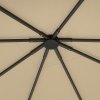 Outsunny 3 x 3(m) Gazebo Canopy Replacement Cover, Garden Gazebo Roof Replacement with Drain Holes, Water Resistant PVC Coating, 370g, UPF30+, TOP COVER ONLY
