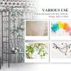 Outsunny Metal Garden Bench with Arch Arbour, Outdoor Patio Loveseat Bench Seat with Rose Trellis Pergola Climbing Plant Archway Tubular - 154L x 60W x 205Hcm