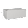 Outsunny Outdoor Garden Furniture Cover Waterproof, Anti-UV 600D Heavy Duty Oxford Fabric Patio Furniture Cover for Rectangular Sofa Table Set, Grey, 210 x 140 x 80 cm