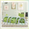 AIYAPLAY Kids Play Tunnel, Toddler Tunnel for Ages 3-6 Crawl and Climb, Play Tunnel for Kids with Crocodile Design, Kids Indoor Outdoor Playground, Green