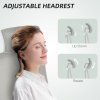 HOMCOM Executive Office Chair, Ergonomic Mesh High Back Desk Chair with Flip-up Armrest, Adjustable Lumbar Support, Rotatable Headrest, Grey