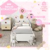 ZONEKIZ Toddler Bed Frame, Kids Bedroom Furniture, for Ages 3-6 Years
