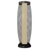 Outsunny Garden Solar Lamp, 71.5 cm Tall Metal Floor Lamp, Auto On/Off LED Solar Garden Light with Metal Wire Shade, IP44 for Outdoor, Porch, Pathway, Terrace, Black
