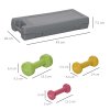 HOMCOM 6kg Dumbbell Set with Suitcase, Fitness Weights Dumbbells Set for Men and Women Home Gym, Workout