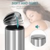 HOMCOM Foot Pedal Bin Stainless Steel Metal Waste Rubbish Lid Kitchen Garbage 30L Silver