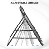 HOMCOM Rebounder Net Practise Kickback Target Goal with 5 Angles, for Teens, Adults, Softball, Football Training, Black