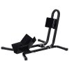 HOMCOM Metal Motorcycle Motorbike Wheel Chock Locking Stand System 17,19,21/43,48,51 Cm Front Wheels Steel Adjustable Fixing Tyre Holder Support